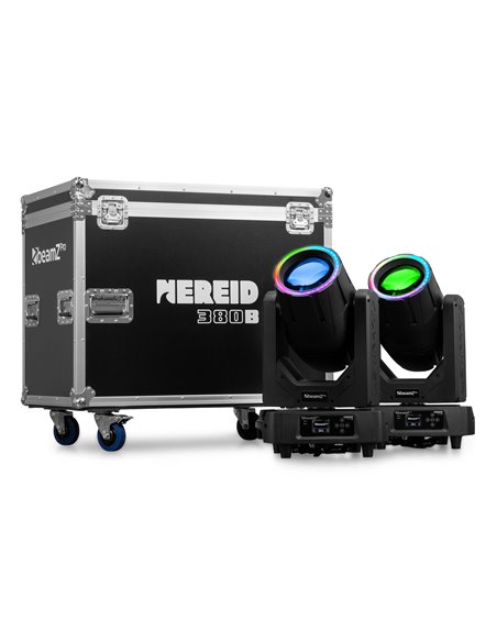 NEREID380B HAZ DE FOCO MÓVIL PARA EXTERIORES 2 PIEZAS EN FLIGHTCASE