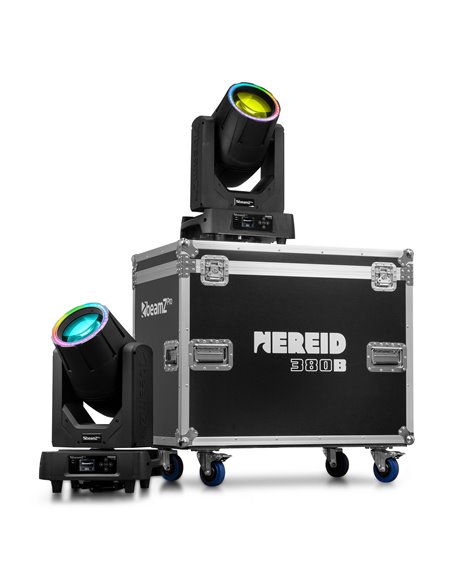 NEREID380B HAZ DE FOCO MÓVIL PARA EXTERIORES 2 PIEZAS EN FLIGHTCASE