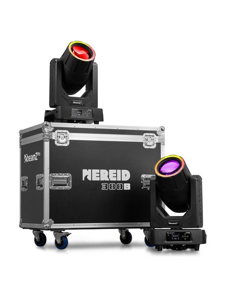 NEREID380B HAZ DE FOCO MÓVIL PARA EXTERIORES 2 PIEZAS EN FLIGHTCASE
