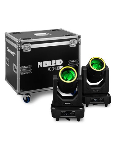 NEREID380B HAZ DE FOCO MÓVIL PARA EXTERIORES 2 PIEZAS EN FLIGHTCASE