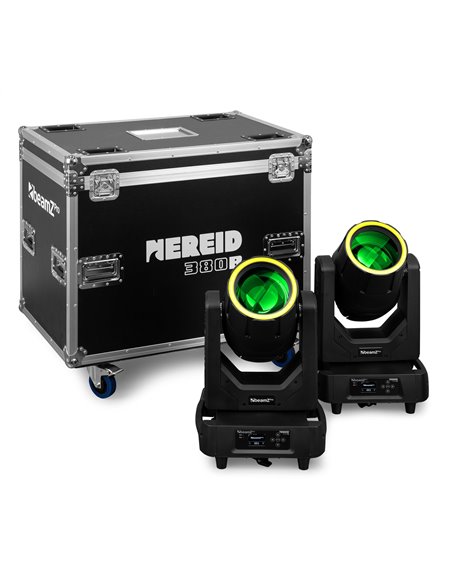 NEREID380B HAZ DE FOCO MÓVIL PARA EXTERIORES 2 PIEZAS EN FLIGHTCASE