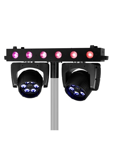 FUZE TWIN BARRA DE CABEZAS MÓVILES WASH