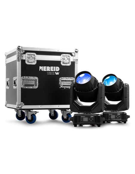 NEREID1R BEAM 1R CABEZA MÓVIL EXTERIOR 2PCS EN FLIGHTCASE