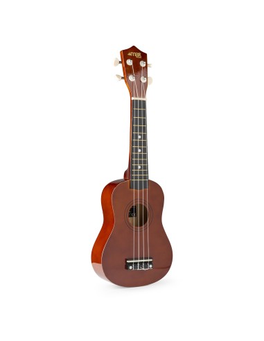 UKEY UKULELE SET SOPRANO 21" NATURAL OSCURO