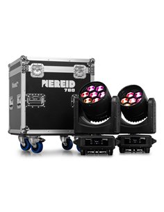 NEREID760 LED BEE EYE CABEZA MÓVIL CON ZOOM PARA EXTERIOR 2 PIEZAS EN FLIGHTCASE