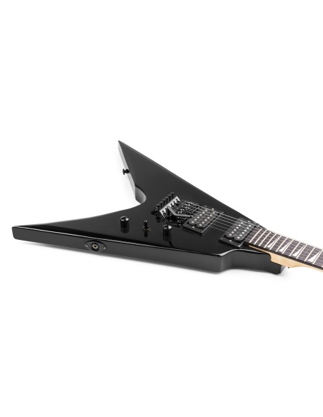 GIGKIT GUITARRA ELÉCTRICA ESTILO ROCK NEGRA