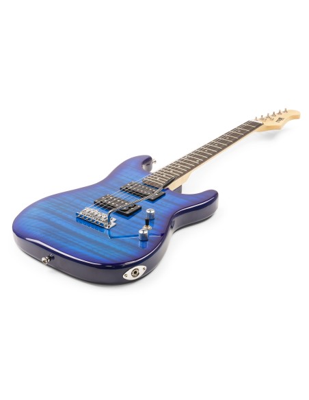 GIGKIT GUITARRA ELÉCTRICA ESTILO ACOLCHADO AZUL OSCURO