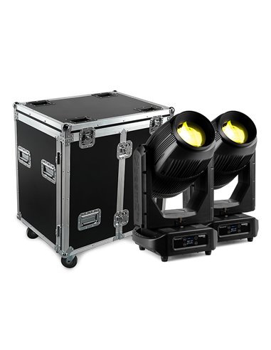 NEREID500 CABEZA MÓVIL HÍBRIDA PARA EXTERIORES 2 PIEZAS EN FLIGHTCASE