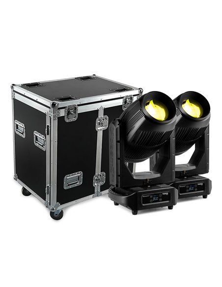 NEREID500 CABEZA MÓVIL HÍBRIDA PARA EXTERIORES 2 PIEZAS EN FLIGHTCASE