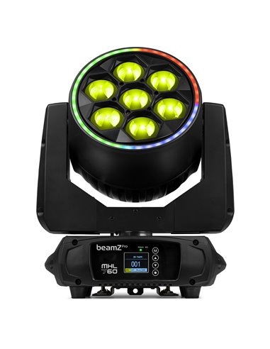 MHL760 LED BEE EYE CABEZA MÓVIL CON ZOOM 2 PIEZAS EN FLIGHTCASE
