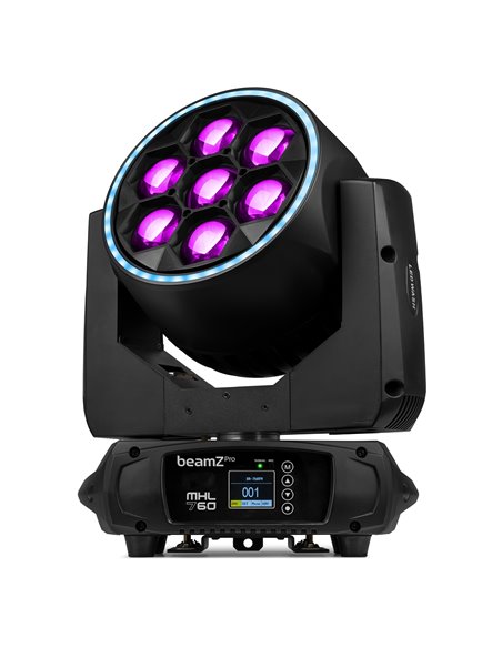 MHL760 LED BEE EYE CABEZA MÓVIL CON ZOOM 2 PIEZAS EN FLIGHTCASE