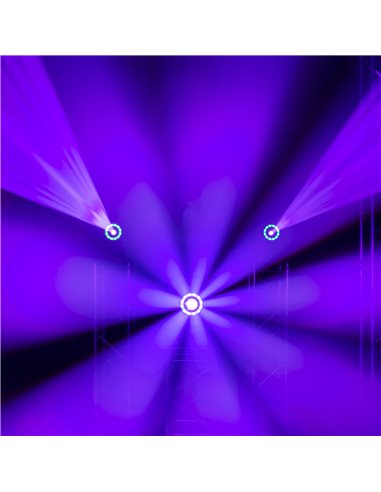 COBRA 100R LED CABEZA MÓVIL SPOT CON ANILLO