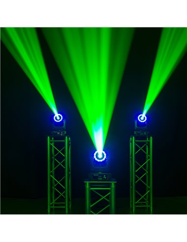 COBRA 100R LED CABEZA MÓVIL SPOT CON ANILLO