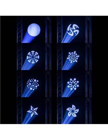 COBRA 100R LED CABEZA MÓVIL SPOT CON ANILLO