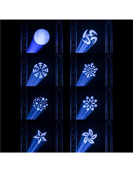 COBRA 100R LED CABEZA MÓVIL SPOT CON ANILLO