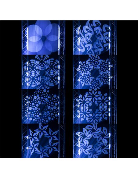 COBRA 100R LED CABEZA MÓVIL SPOT CON ANILLO