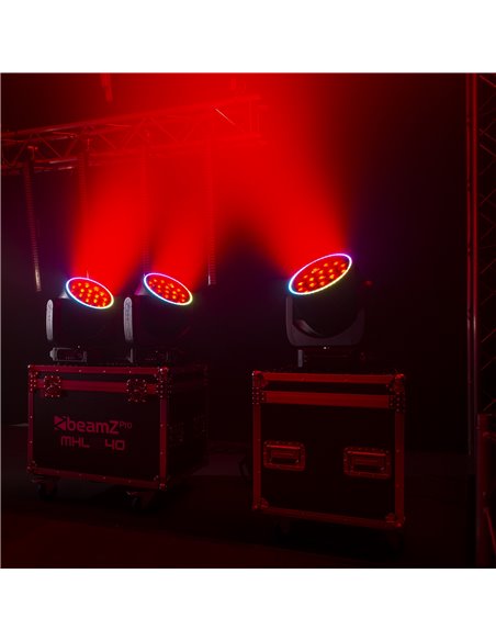 MHL1940 LED BEE EYE CABEZA MÓVIL CON ZOOM 2 UNIDADES EN FLIGHTCASE