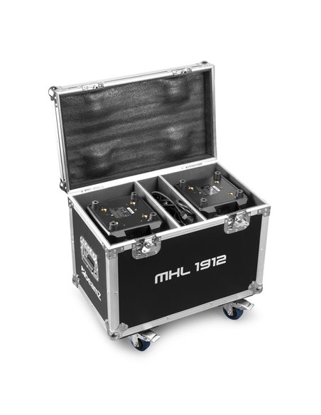 MHL1912 LED WASH CABEZAL MÓVIL CON ZOOM 2PCS EN FLIGHTCASE