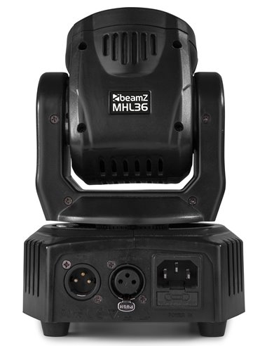 MHL36 LED WASH CABEZA MOVIL 4X 9W SET DE 2 PIEZAS EN BOLSA