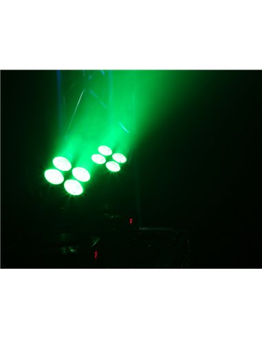 MHL36 LED WASH CABEZA MOVIL 4X 9W SET DE 2 PIEZAS EN BOLSA