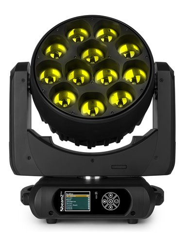 MHL1240 LED WASH CABEZA MOVIL CON ZOOM 2 PIEZAS EN FLIGHTCASE