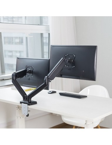 CMA20G BRAZO DOBLE PARA MONITOR CON AMORTIGUADOR DE GAS 17”- 32”