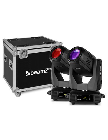 TIGER 17R 350W BEAM/SPOT CABEZA MÓVIL 2PCS EN FLIGHTCASE
