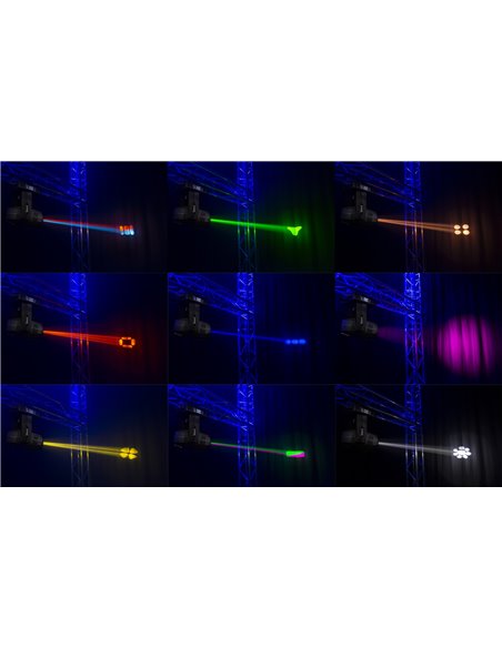 TIGER 17R 350W BEAM/SPOT CABEZA MÓVIL 2PCS EN FLIGHTCASE