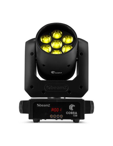 COBRA 720 LED CABEZA MÓVIL WASH CON ZOOM