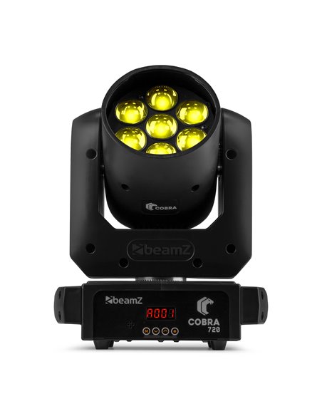 COBRA 720 LED CABEZA MÓVIL WASH CON ZOOM