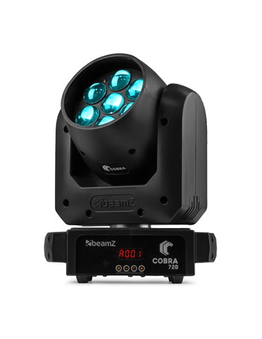 COBRA 720 LED CABEZA MÓVIL WASH CON ZOOM