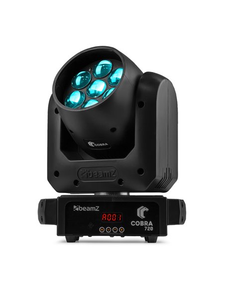 COBRA 720 LED CABEZA MÓVIL WASH CON ZOOM
