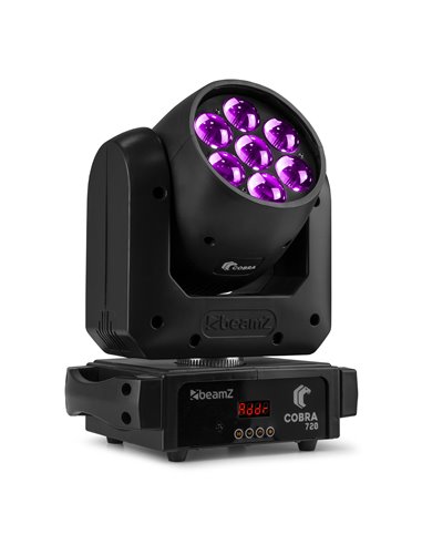 COBRA 720 LED CABEZA MÓVIL WASH CON ZOOM