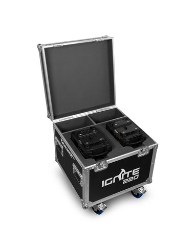 IGNITE220 CABEZA MÓVIL 220W 2PCS EN FLIGHTCASE