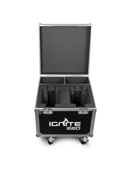 IGNITE220 CABEZA MÓVIL 220W 2PCS EN FLIGHTCASE