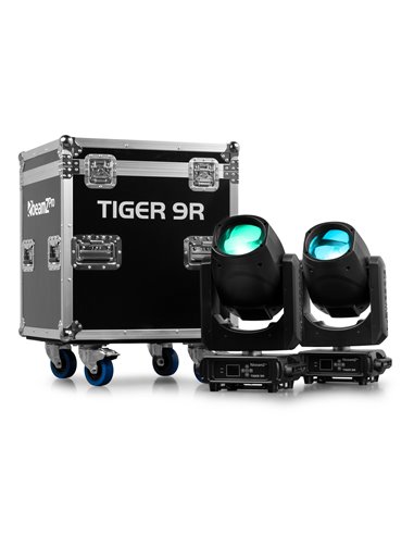 TIGER 9R 260W CABEZA MÓVIL BEAM 2UDS EN FLIGHTCASE