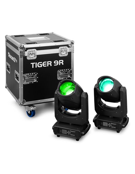 TIGER 9R 260W CABEZA MÓVIL BEAM 2UDS EN FLIGHTCASE