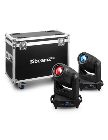 IGNITE300A LED BSW CABEZA MÓVIL CON ANIMACIÓN 2PCS EN FLIGHTCASE