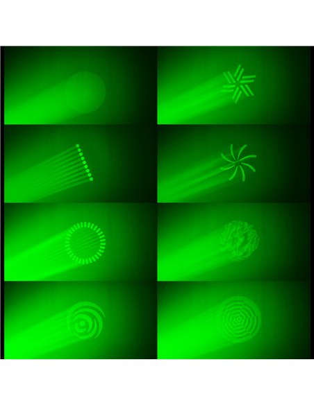 IGNITE300A LED BSW CABEZA MÓVIL CON ANIMACIÓN 2PCS EN FLIGHTCASE
