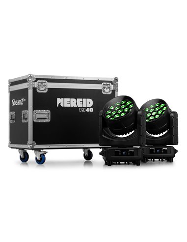 NEREID1940 LED BEE EYE CABEZA MÓVIL CON ZOOM PARA EXTERIOR 2 PIEZAS EN FLIGHTCASE