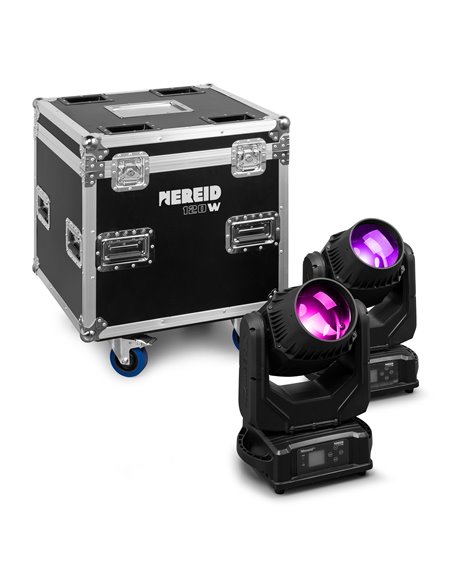 NEREID120 LED BEAM CABEZA MÓVIL EXTERIOR 2PCS EN FLIGHTCASE