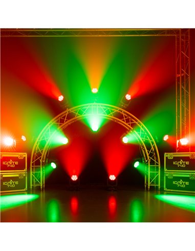 IGNITE740 LED CABEZA MÓVIL WASH CON ZOOM