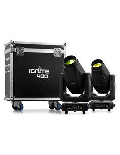 IGNITE400 LED BSW CABEZA MÓVIL CON CMY 2PCS EN FLIGHTCASE