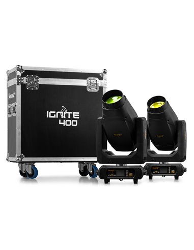 IGNITE400 LED BSW CABEZA MÓVIL CON CMY 2PCS EN FLIGHTCASE