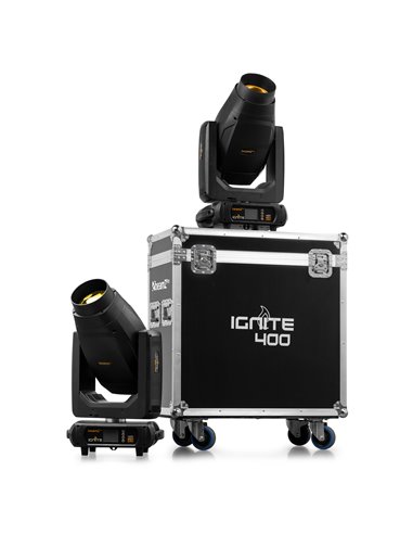 IGNITE400 LED BSW CABEZA MÓVIL CON CMY 2PCS EN FLIGHTCASE