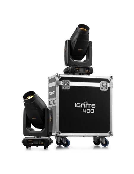 IGNITE400 LED BSW CABEZA MÓVIL CON CMY 2PCS EN FLIGHTCASE