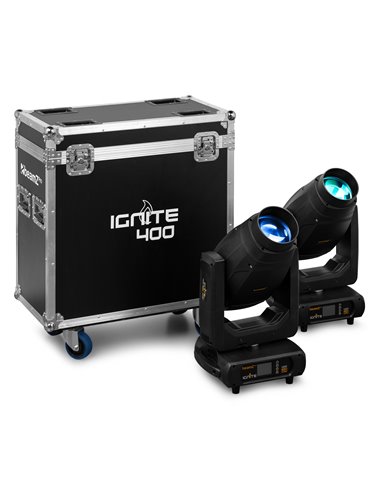IGNITE400 LED BSW CABEZA MÓVIL CON CMY 2PCS EN FLIGHTCASE