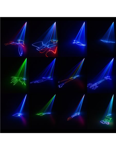 LEDA LÁSER DE ANIMACIÓN RGB 1.2W