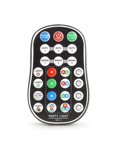 ATHENA LASER RG GOBO CON BATERÍA