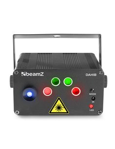 DAHIB DOBLE LASER RG GOBO CON LED AZUL 2